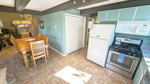 Hall leads to Main area with Kitchen, Living and Dining