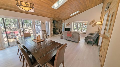 Right - Living Area with Wood Burning Stove