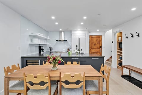 Brand new open concept kitchen and dining room