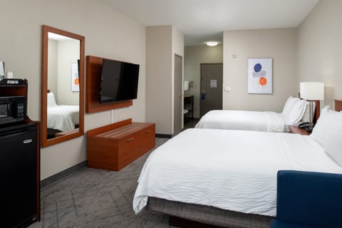 Room, Multiple Beds, Non Smoking | Premium bedding, pillowtop beds, desk, laptop workspace