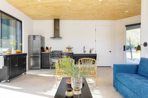 Blackhaus A - Living room and kitchen.