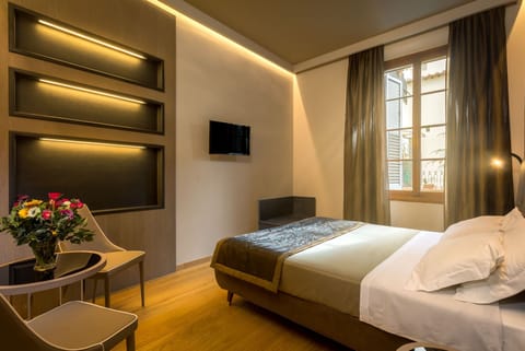 Deluxe Double Room, Garden View | In-room safe, desk, free WiFi, bed sheets