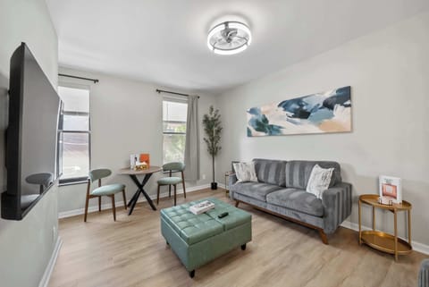 Unwind & stream your favorites on the living room’s smart TV​