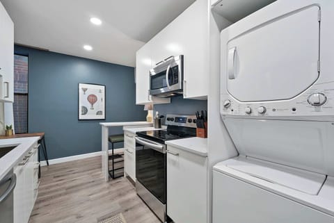 All units in this exceptional building offer the convenience of private laundry​