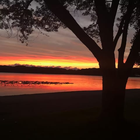 Sunset view from the yard