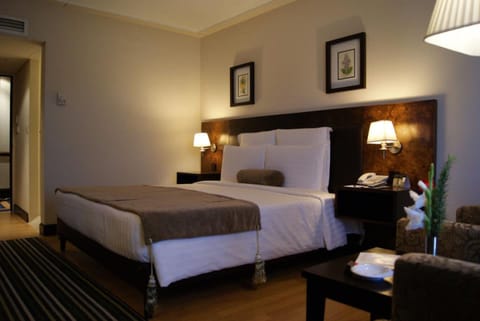 Standard Double Room, Smoking, Private Bathroom | Minibar, in-room safe, desk, iron/ironing board
