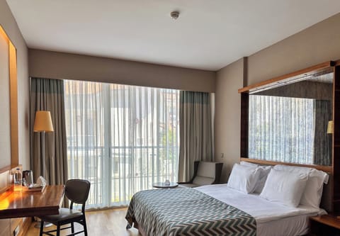 Superior Land View Room with French Balcony | Free minibar, in-room safe, desk, iron/ironing board