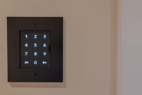 Desk, blackout drapes, soundproofing, iron/ironing board