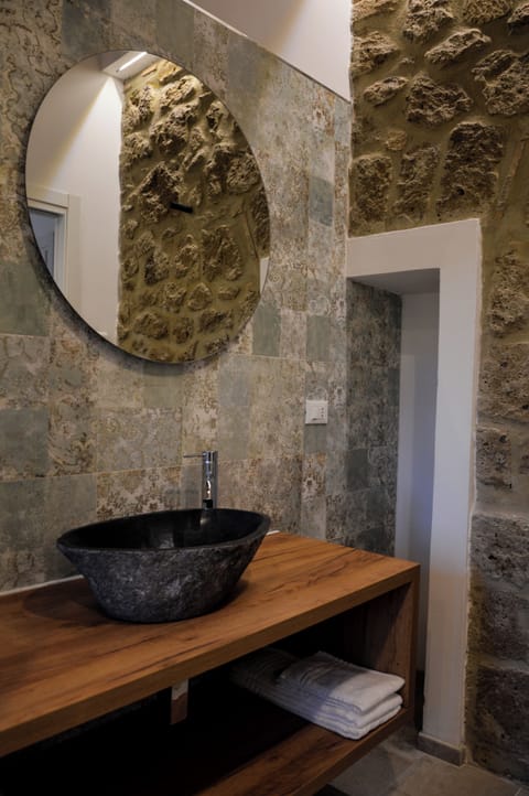 Apartment, Lake View | Bathroom | Hair dryer, towels, soap, toilet paper