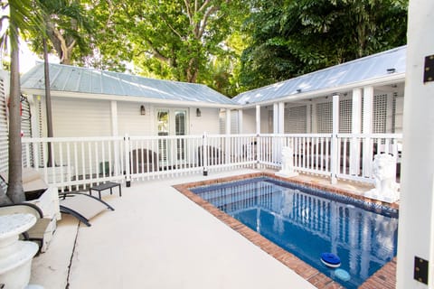 Shared pool in courtyard