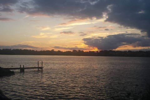 Maumee river down by the marina and the park