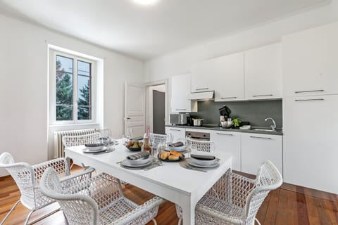 Kitchen and dining area