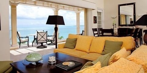 2 Bedroom Ocean Front Penthouse Villa | Living area