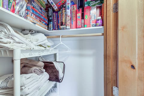 Linen & Game Closet | Main Level
