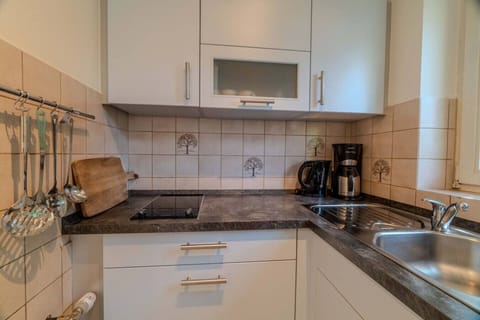 Well-lit prep space, cutting boards, and measuring tools