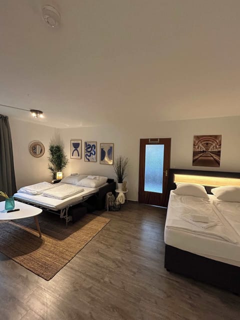 Sleeping and Living Area