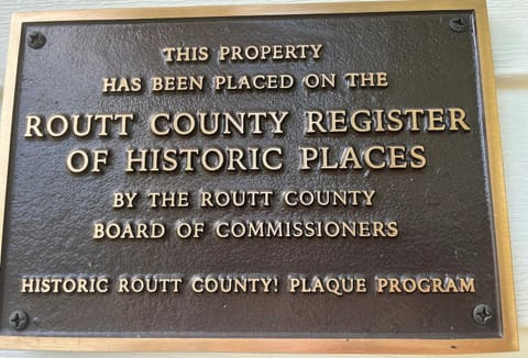 Historic Register Plaque