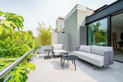 Luxury Apartment, 1 Bedroom, Kitchen, City View | Terrace/patio