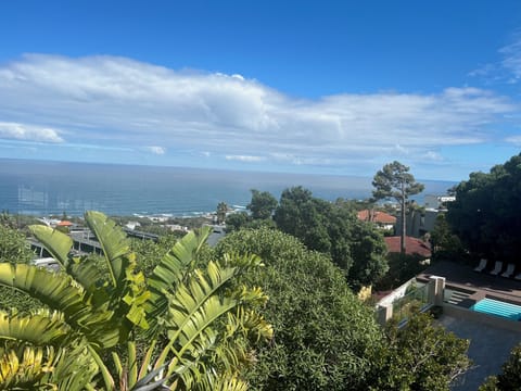 Views from dining room towards Camps Bay beach.