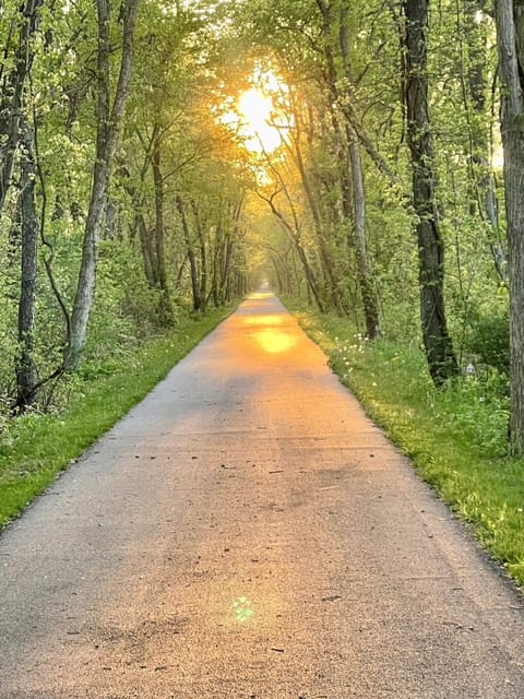 The Ohio to Erie trail is just a 1/2 mile away.