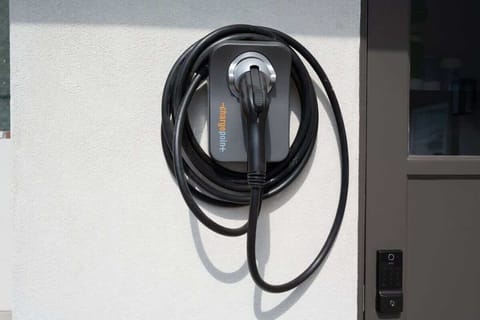 Guests driving electric will appreciate the on-site EV charger, available for use with host coordination and a small usage fee. Simply contact your host before or upon arrival to activate charging access for your vehicle.