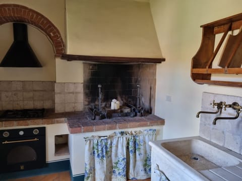 Deluxe Apartment, Hill View | Private kitchen | Highchair