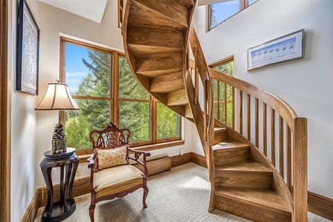 Spiral Staircase to 5th Floor