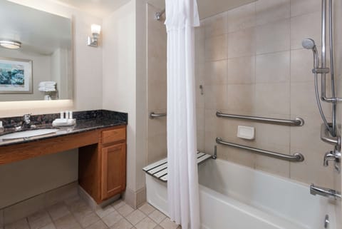Suite, 2 Queen Beds, Accessible, Bathtub (Non Smoking) | Bathroom | Free toiletries, hair dryer, towels