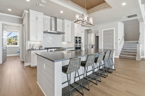 Island with additional seating