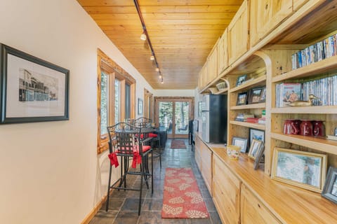 Lower level bar and sun room
