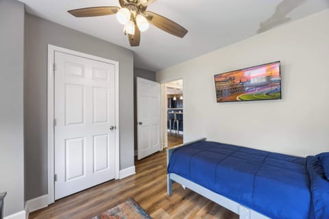 Bedroom 1: Bright, Cozy, and Thoughtfully Designed – Relax in this elegant twin bedroom featuring soft lighting, premium bedding, and a serene modern style perfect for restful nights.