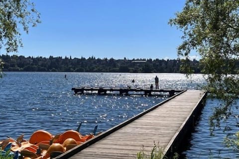 Green Lake, just a block away!