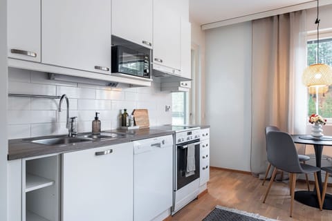 Comfort Apartment, Balcony | Private kitchen | Coffee/tea maker, electric kettle