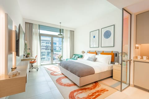 In-room safe, desk, laptop workspace, blackout drapes