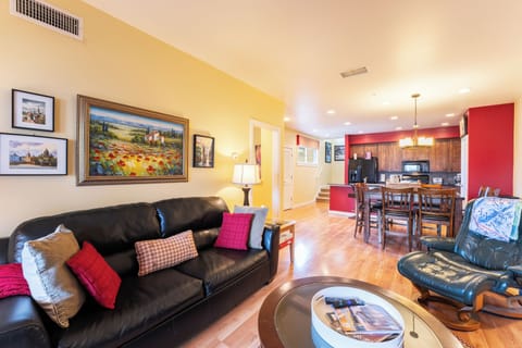 Warm and Inviting Living Room | Main Level