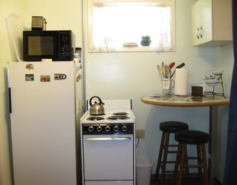 Apartment, Kitchen | Private kitchen | Fridge, microwave, oven, stovetop