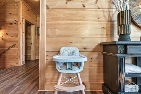 We have a high chair available to use