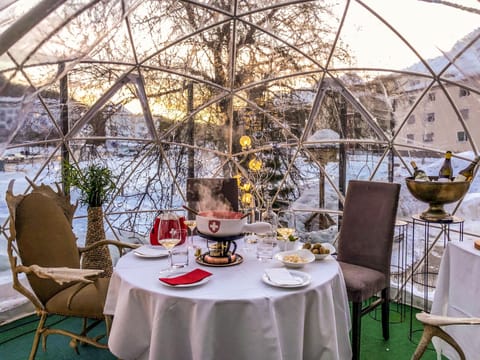 2 restaurants, breakfast, lunch, dinner served; Mongolian cuisine