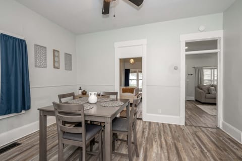 Make mealtime memories together at the dining table, seating 4