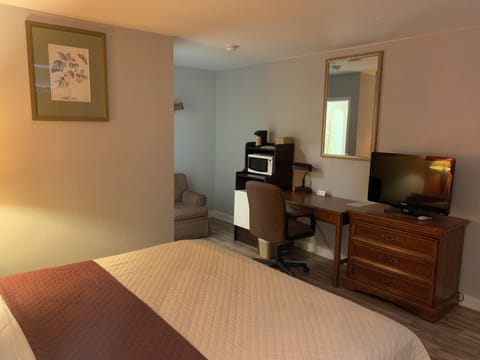 Suite, 1 King Bed, Non Smoking | Desk, blackout drapes, iron/ironing board, rollaway beds
