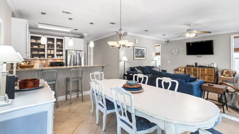 Pooling Around - - Dining into Kitchen Area