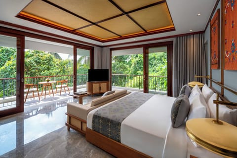 Adiwana Corner Suite | Free minibar items, in-room safe, desk, free cribs/infant beds