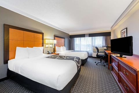 Room, 2 Double Beds | Premium bedding, pillowtop beds, desk, blackout drapes
