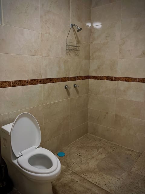 Family Double Room, Garden View | Bathroom | Shower, towels, soap, shampoo