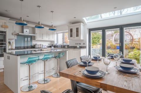 Hedgehog's Cottage kitchen within dining table