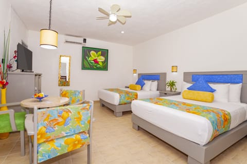 Family Room, Multiple Beds, Ensuite | Premium bedding, minibar, in-room safe, desk