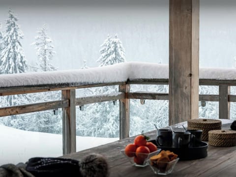 Balcony & winter view