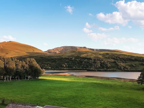 View from master bedroom overlooking Nantlle Lake | Wenallt Cottage, Nantlle, near Caernarfon