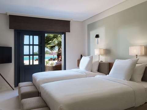 Beachfront Room with Direct Beach Access | Premium bedding, minibar, in-room safe, desk
