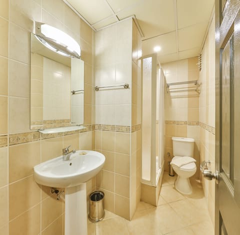 Triple Room | Bathroom | Shower, free toiletries, hair dryer, slippers